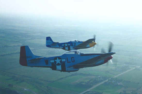 P-51 formation